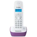 Телефон DECT Panasonic KX-TG1611 фиолетовый/ белый
